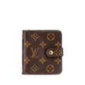 Miniatyrbillede 1 af 10: Pre-owned Louis Vuitton Monogram Bifold Compact Wallet Brown