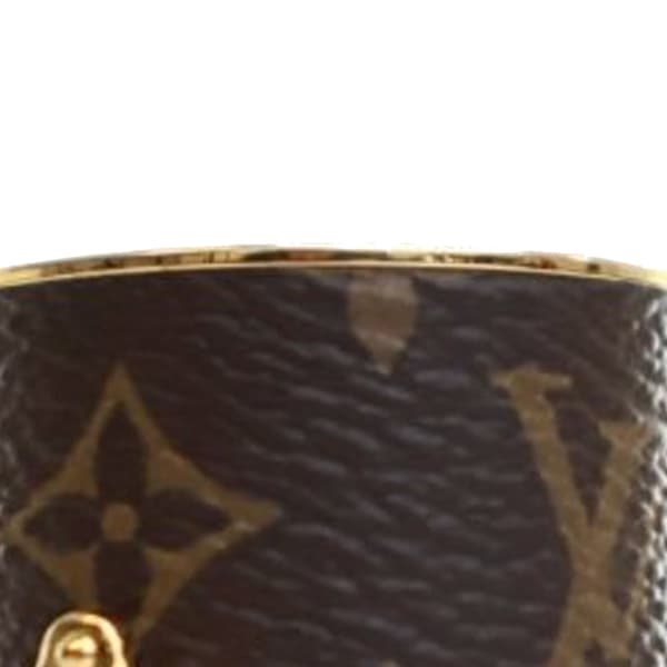 Pre-owned Louis Vuitton Monogram Lipstick Case Brown