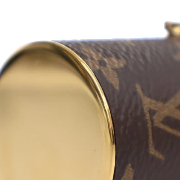 Pre-owned Louis Vuitton Monogram Lipstick Case Brown