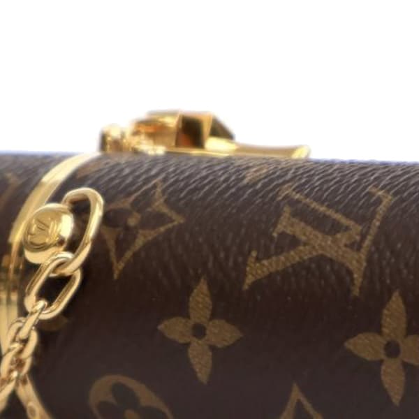 Pre-owned Louis Vuitton Monogram Lipstick Case Brown