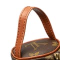 Miniatyrbillede 9 af 10: Pre-owned Louis Vuitton Monogram Trousse Ronde Pencil Case 20 Brown