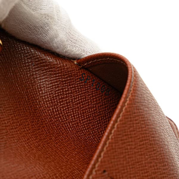 Pre-owned Louis Vuitton Monogram Agenda PM Brown