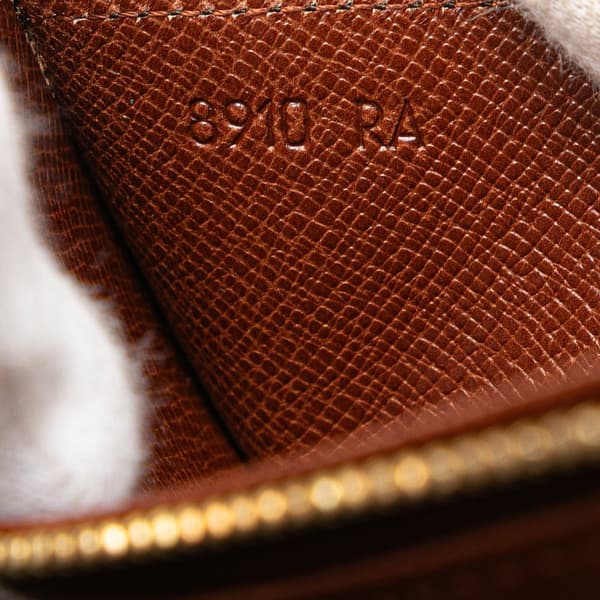 Pre-owned Louis Vuitton Monogram Porte Monnaie Billets Tresor Brown