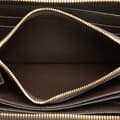 Miniatyrbilde 5 av 10: Pre-owned Louis Vuitton Monogram Mini Lin Zippy Long Wallet Brown