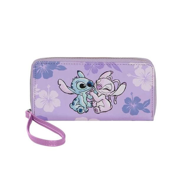 Portfölj Essentiel - Disney Lilo och Stitch Stitch & Angel - Lila - One Size