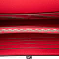 Miniatyrbillede 4 af 10: Pre-owned Hermès Epsom Kelly Longue Wallet Red