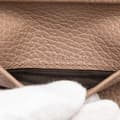 Miniatyrbild 5 av 10: Pre-owned Gucci GG Marmont Leather Small Wallet Brown