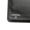 Miniatyrbilde 6 av 10: Pre-owned Chanel Quilted Caviar Boy Yen Long Wallet Black