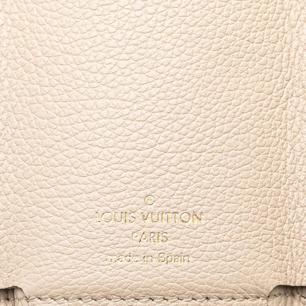 Pre-owned Louis Vuitton Leather Lockmini Wallet Brown