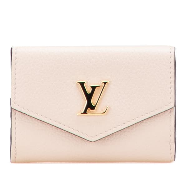 Pre-owned Louis Vuitton Leather Lockmini Wallet Brown