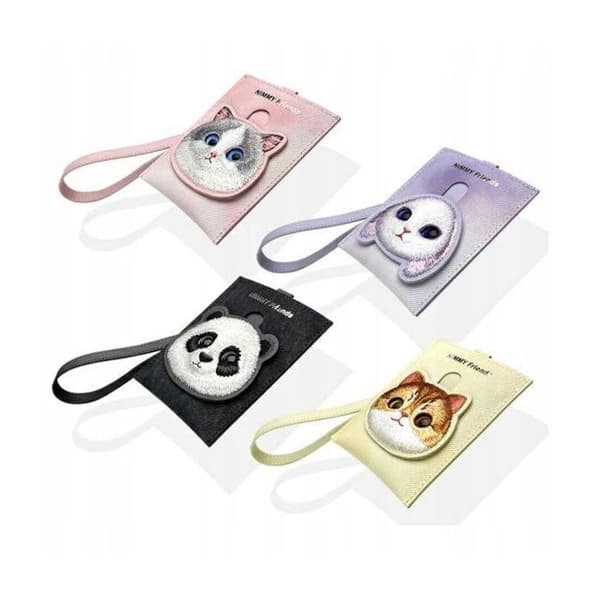 Portfölj Ilike Kortfodral NIMMY BIG EYED PET 2.0 Katt kaki