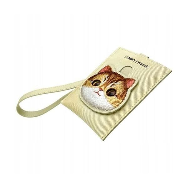 Portfölj Ilike Kortfodral NIMMY BIG EYED PET 2.0 Katt kaki