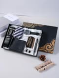 Miniatyrbild 3 av 11: Presentset för män Plånbok Bälte Klocka Armband Penna