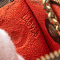 Miniatyrbillede 7 af 10: Pre-owned Louis Vuitton Damier Ebene Pochette Cles Brown
