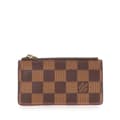 Miniatyrbillede 1 af 10: Pre-owned Louis Vuitton Damier Ebene Pochette Cles Brown