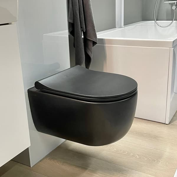 Svedbergs Alta Veggskål Rimless m/soft-close sete - vegghengt toalett