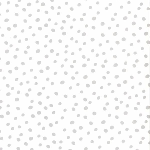 Noordwand Fabulous World Veggpanel Dots hvit og grå 67106-1