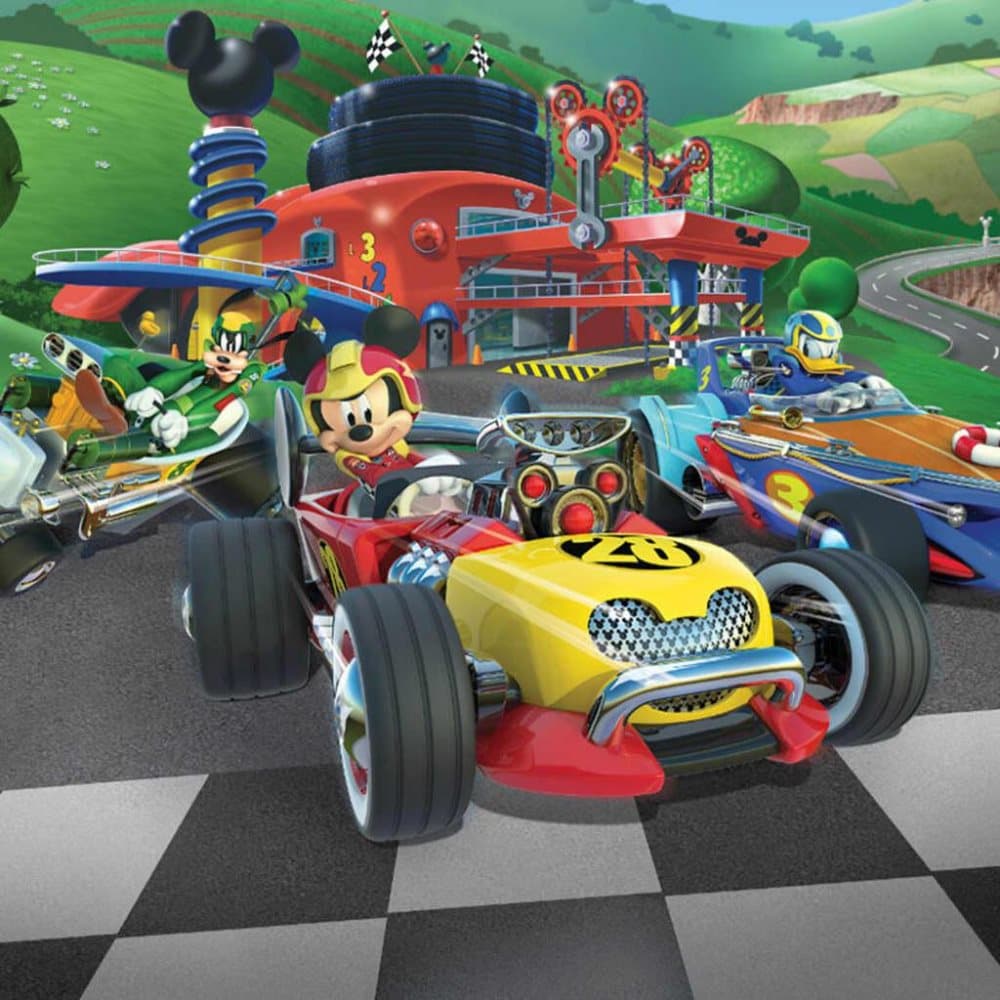 Walltastic Veggtapet Mickey Roadster 45293