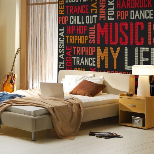 Bild av Fototapet - Music is my life