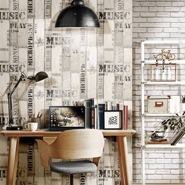 Noordwand tapet Urban Friends & Coffee Bricks grå og hvid