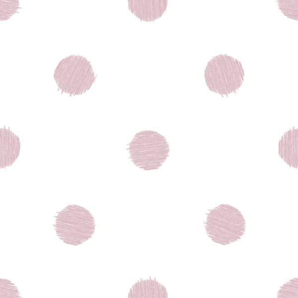 Noordwand Urban Friends & Coffee Tapet prickar vit och rosa