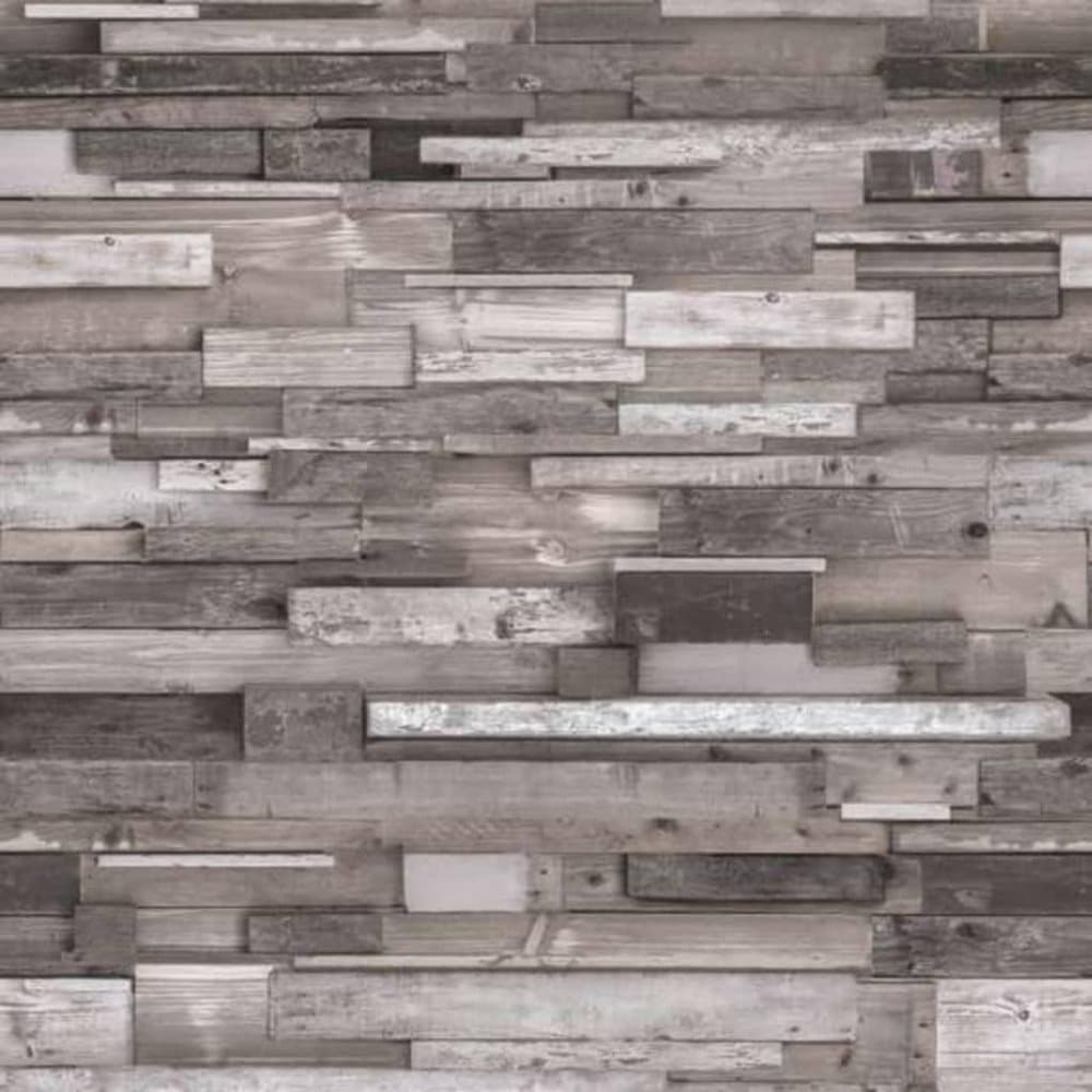 DUTCH WALLCOVERINGS Fototapet 3D Woods grå