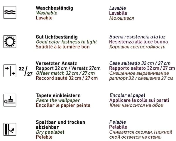 Tapet textur EDEM 204-40 texturerad matt färg vit 7,95 m2