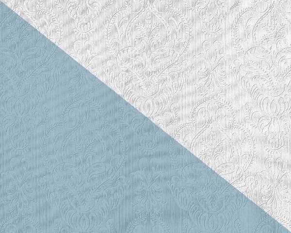 Övermålningsbar tapet barock EDEM 83002BR60 texturerad matt färg vit 26,5 m2