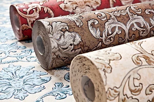 Non woven-tapet barock EDEM 6001-94 präglad glittrande mönstermatt bakgrund färg röd koppar guld 10,65 m2