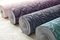 Miniatyrbild 4 av 5: Non woven-tapet Blommig EDEM 9040-29 präglad glansigt färg violett röd lila 10,65 m2