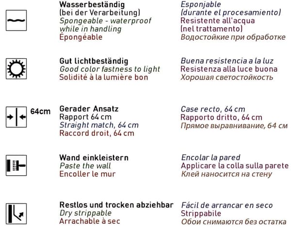 Non woven-tapet Blommig EDEM 9040-29 präglad glansigt färg violett röd lila 10,65 m2