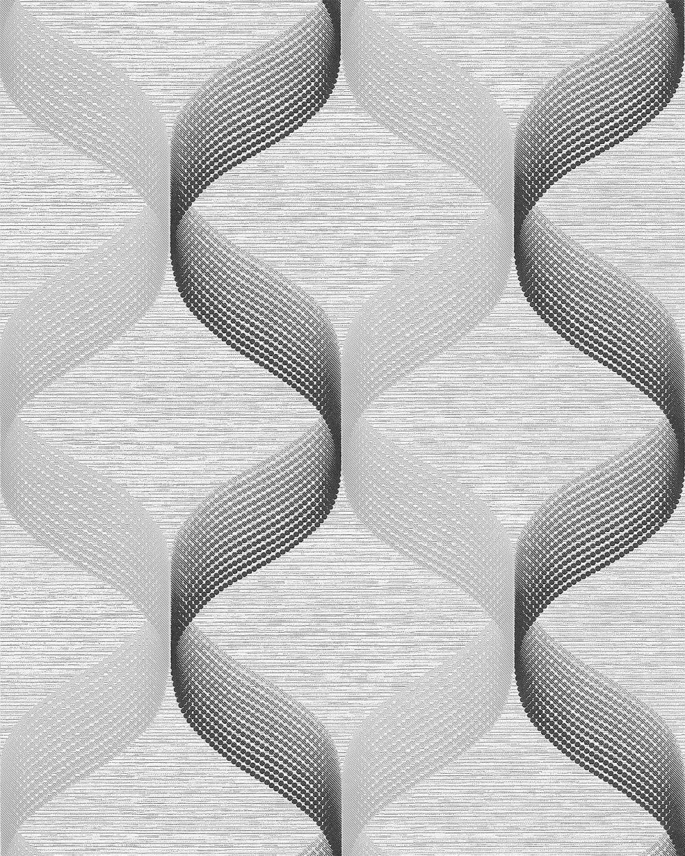 Tapet retro EDEM 1034-10 texturerad glittrande färg silver grå antracit 5,33 m2