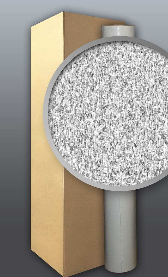 Övermålningsbar tapeter textur EDEM 378-60-5 texturerad matt vit 1 låda innehåller 5 rullar 132,5 m2
