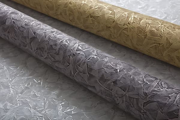 Non woven-tapet textur EDEM 9086-25 präglad skimrande färg guld 5,33 m2
