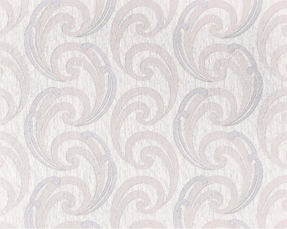Ikke-vævet tapet grafisk EDEM 915-34 prægede blank mønster mat baggrund farve lilla creme lys pink perle violet 10,65 m2