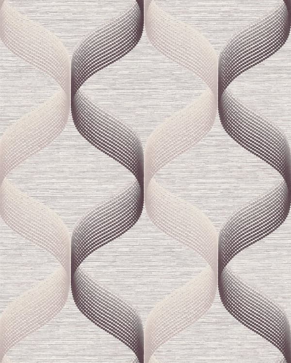 Tapet retro EDEM 1034-14 texturerad glittrande färg grädde beige brun 5,33 m2