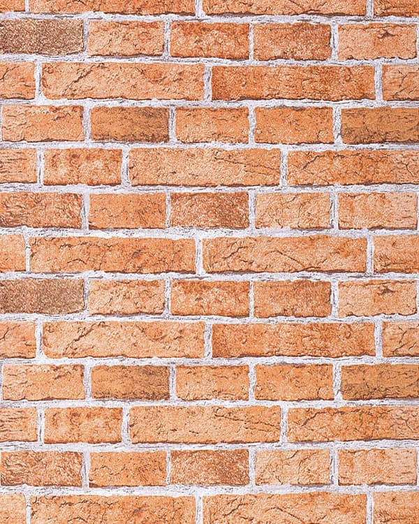 Tapet sten imitation EDEM 583-23 tekstureret mat farve orange kobberbrun klar rød orange lysegrå 5,33 m2