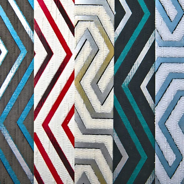 Non woven-tapet geometrisk EDEM 84114BR95 lätt texturerad metalliskt mönstermatt bakgrund färg antracit umbra grå pärla opal grön silver 10,65 m2
