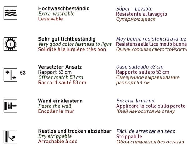 Non woven-tapet tyg utseende Profhome DE120113-DI präglad matt färg grå beige 5,33 m2
