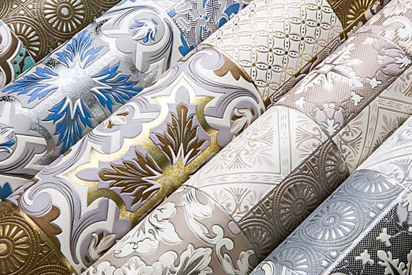 Tapet Kollage EDEM 87001BR13 lätt texturerad metalliska höjdpunkter färg beige taupe vit silver 5,33 m2
