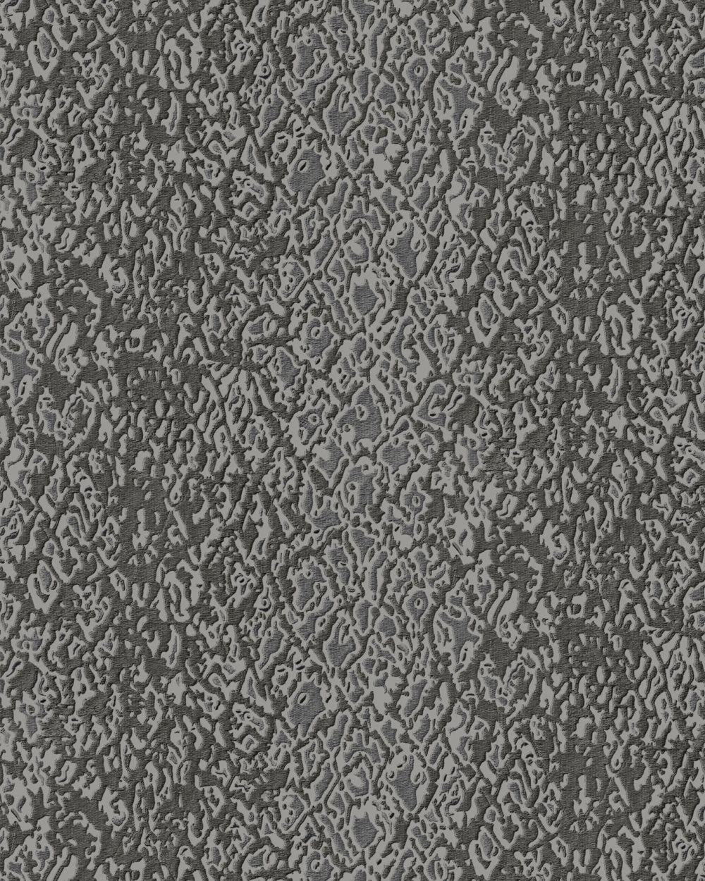 Non woven-tapet ormmönster Profhome DE120129-DI präglad glansigt mönstermatt bakgrund färg grå antracit 5,33 m2