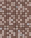 Miniatyrbild 1 av 4: Tapet kakel mönster EDEM 1033-17 präglad metalliska höjdpunkter färg brun beige silver 5,33 m2