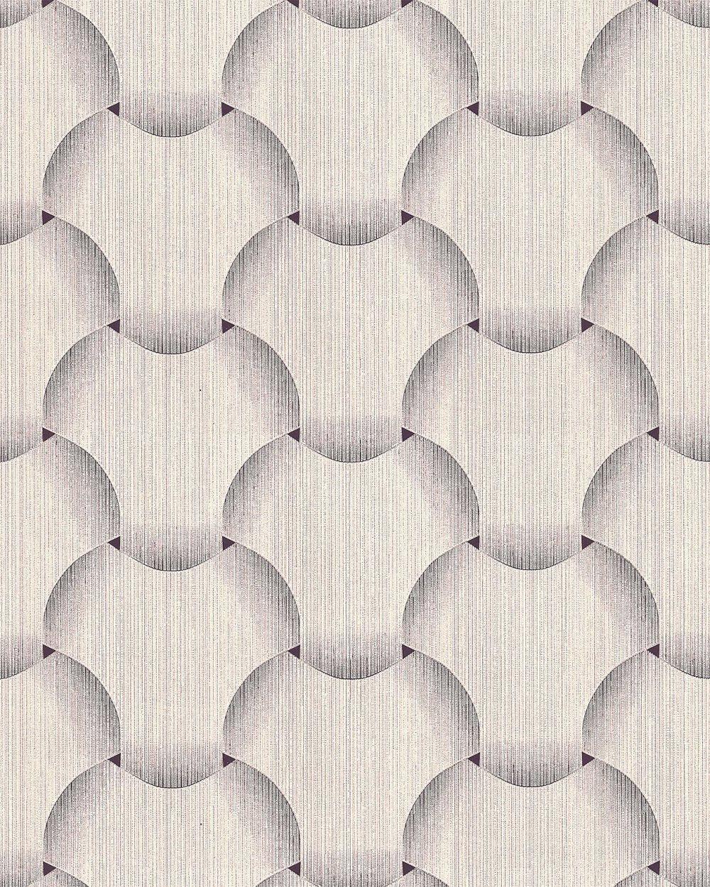 Tapet retro EDEM 1035-14 texturerad glittrande färg grädde beige brun 5,33 m2
