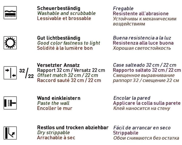 Övermålningsbar tapet textur EDEM 80307BR70 texturerad matt färg vit 26,5 m2