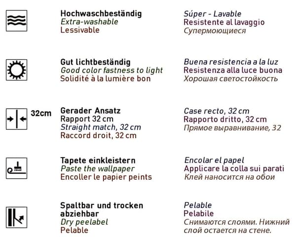Tapet sten utseende EDEM 583-24 texturerad matt färg röd korall röd brun röd grå 5,33 m2