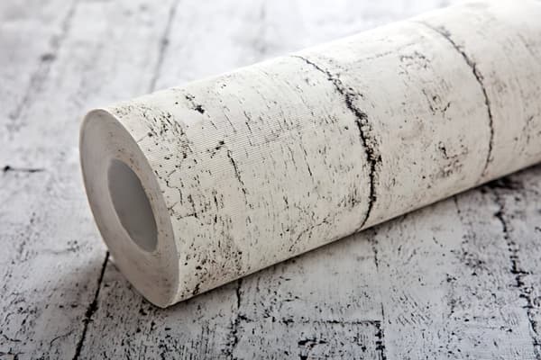 Non woven-tapet trä utseende EDEM 81108BR05 lätt texturerad matt färg vit grå brun 5,33 m2