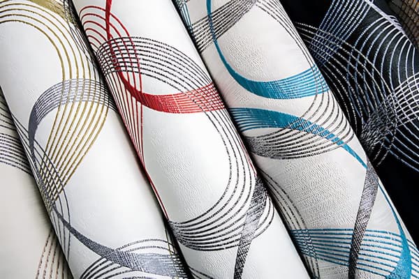 Tapet grafisk EDEM 85034BR36 lätt texturerad metalliskt mönstermatt bakgrund färg antracit svart grå violett blå silver 5,33 m2