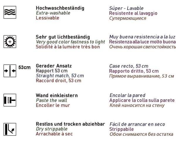 Non woven-tapet grafisk Profhome BA220083-DI präglad metalliska höjdpunkter färg oliv silver 5,33 m2