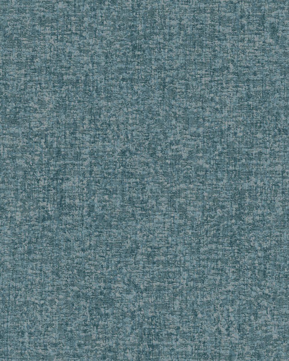 Non woven-tapet ton sur ton Profhome DE120057-DI präglad matt färg blå turkos 5,33 m2