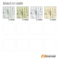 Miniatyrbild 4 av 5: Non woven-tapet trä utseende EDEM 81108BR00 lätt texturerad matt färg vit grå antracit 5,33 m2